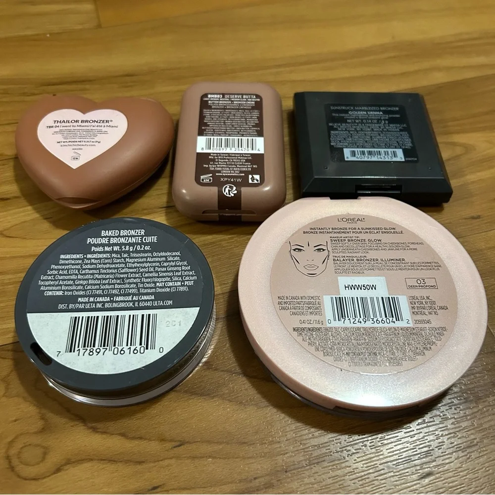 Assorted Drugstore Medium to Dark Bronzer & Contour Collection
